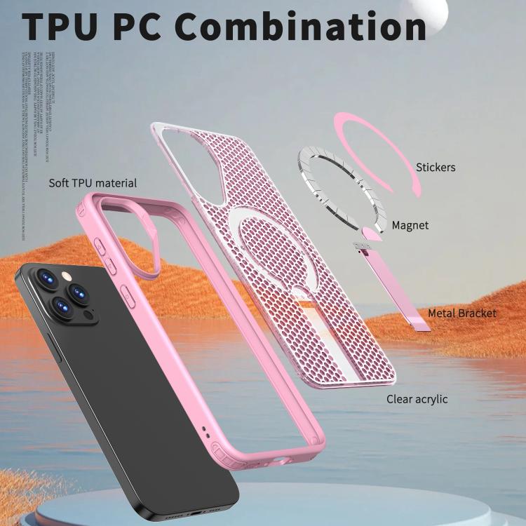 For Samsung Galaxy A26 5G Honeycomb Cooling MagSafe Holder Phone Case