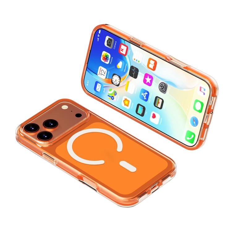 For iPhone 17 Pro Terminator Style Glitter Powder MagSafe Magnetic Phone Case