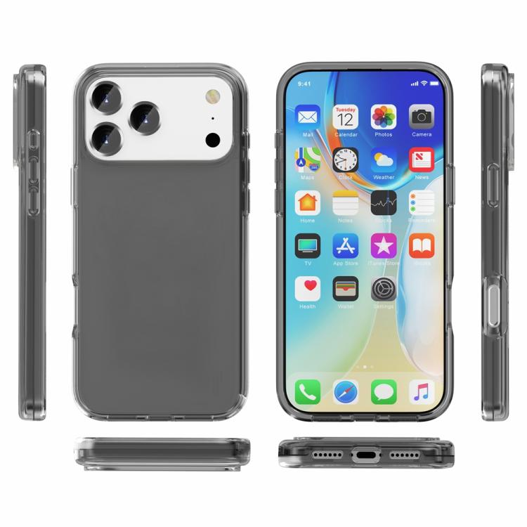 For iPhone 17 Pro Shockproof Terminator Glitter Powder Phone Case