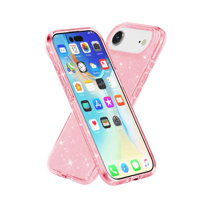 For iPhone Air Shockproof Terminator Glitter Powder Phone Case