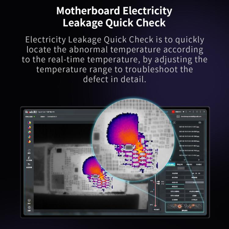 QianLi Super Cam Y 3D Infrared Thermal lmaging Analyzing Camera