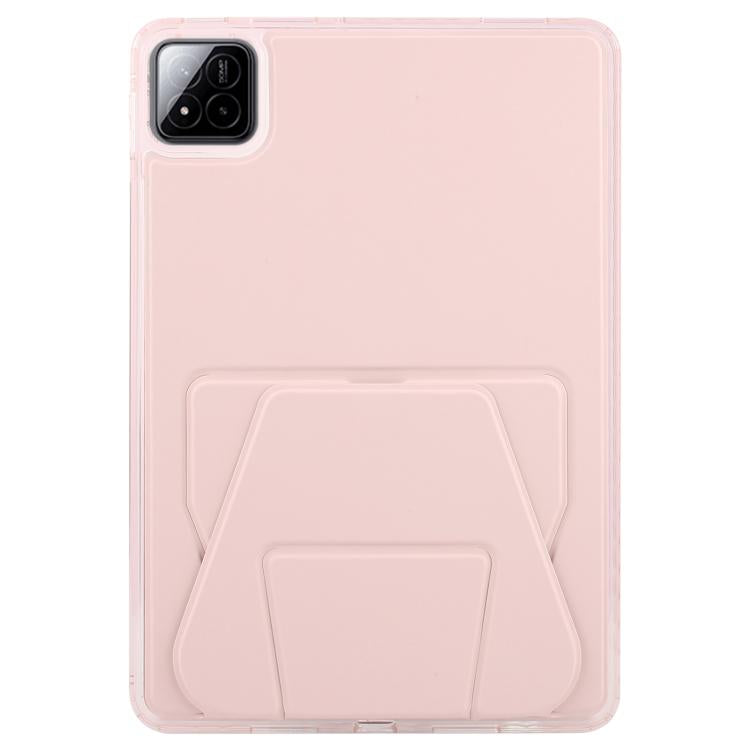For Xiaomi Pad 7 / 7 Pro Folding Magnetic Holder Acrylic Leather Back Tablet Case