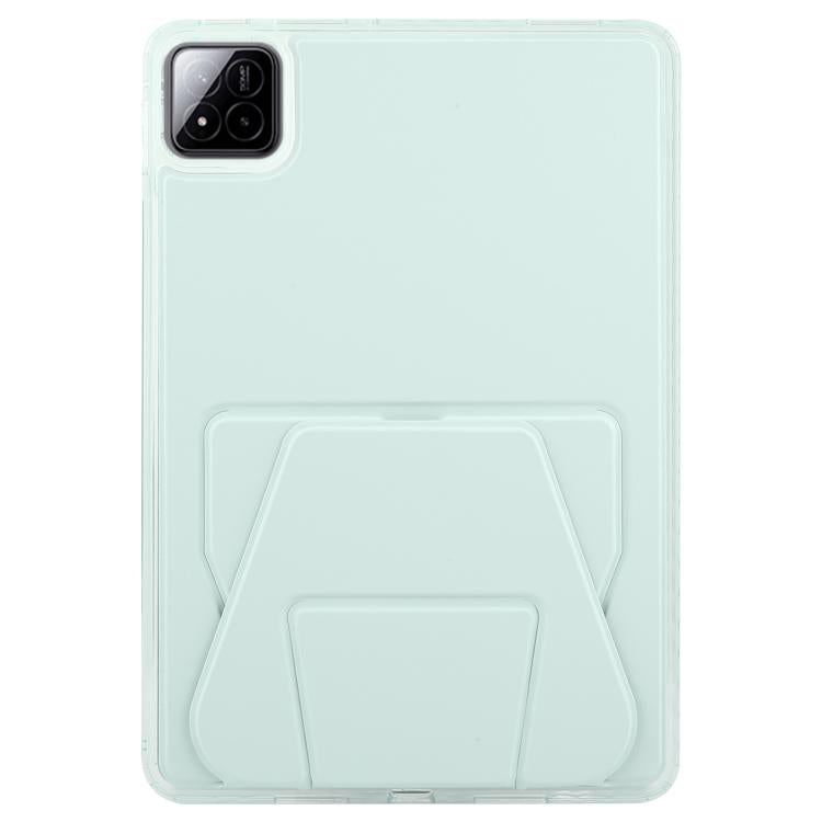 For Xiaomi Pad 7 / 7 Pro Folding Magnetic Holder Acrylic Leather Back Tablet Case