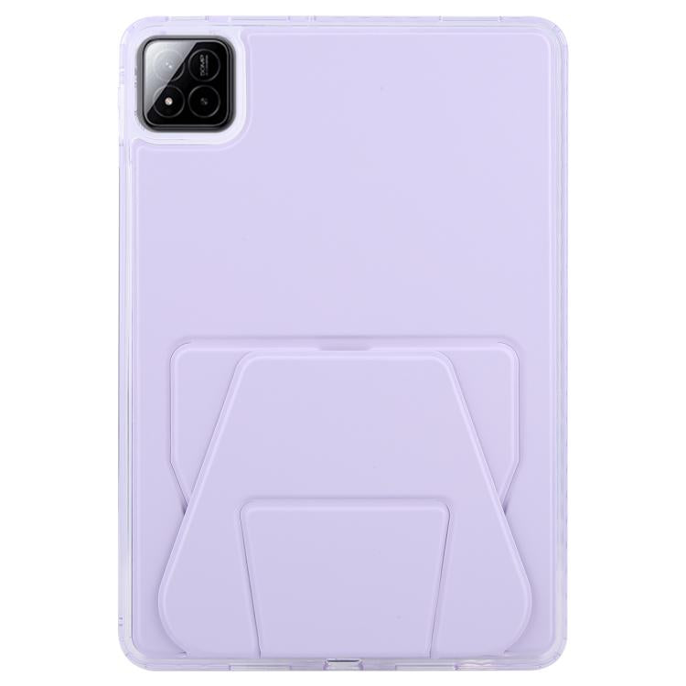 For Xiaomi Pad 7 / 7 Pro Folding Magnetic Holder Acrylic Leather Back Tablet Case