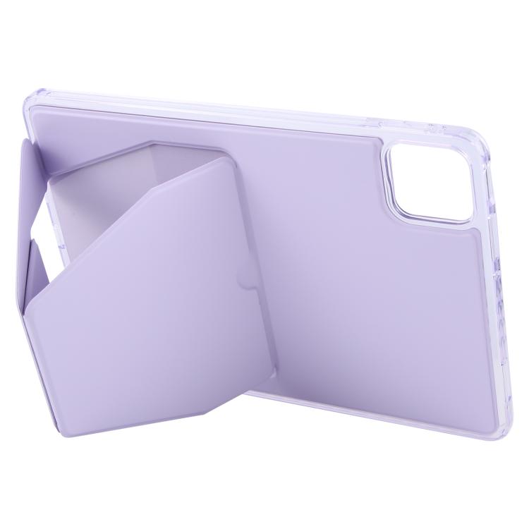 For Xiaomi Pad 7 / 7 Pro Folding Magnetic Holder Acrylic Leather Back Tablet Case