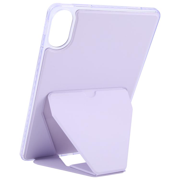 For Xiaomi Redmi Pad 2 Folding Magnetic Holder Acrylic Leather Back Tablet Case