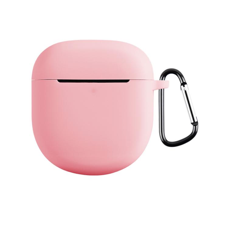For Bose QuietComfort Earbuds II Solid Color Silicone Earphone Protective Case with Hook