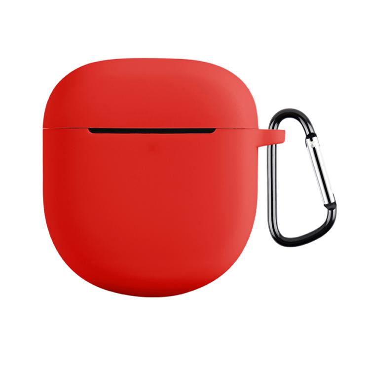 For Bose QuietComfort Earbuds II Solid Color Silicone Earphone Protective Case with Hook