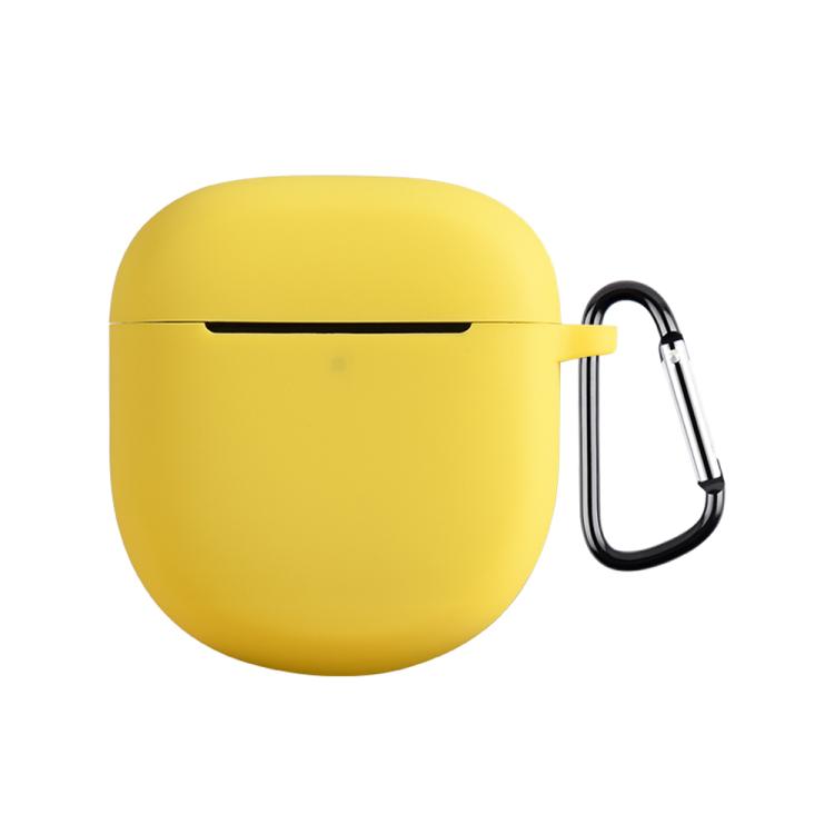 For Bose QuietComfort Earbuds II Solid Color Silicone Earphone Protective Case with Hook