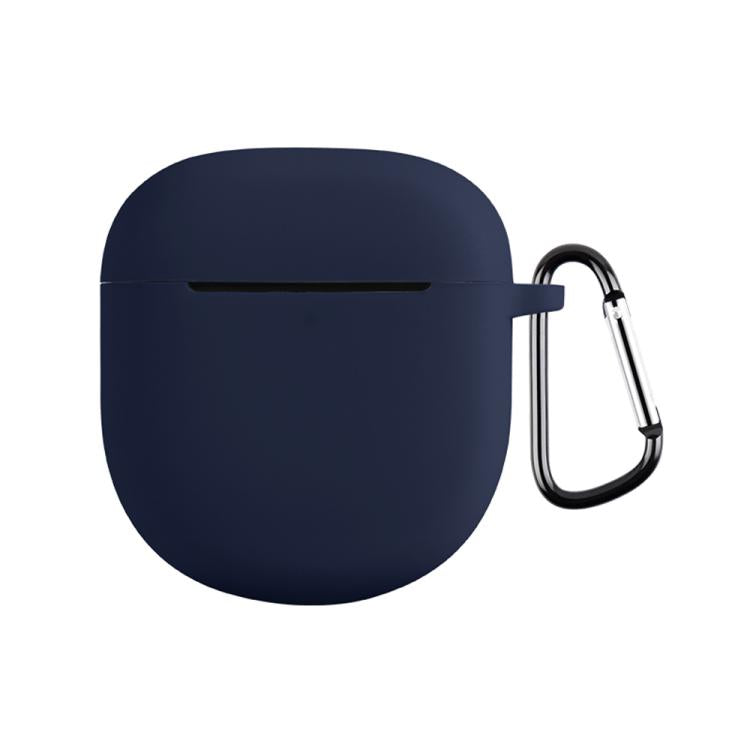For Bose QuietComfort Earbuds II Solid Color Silicone Earphone Protective Case with Hook