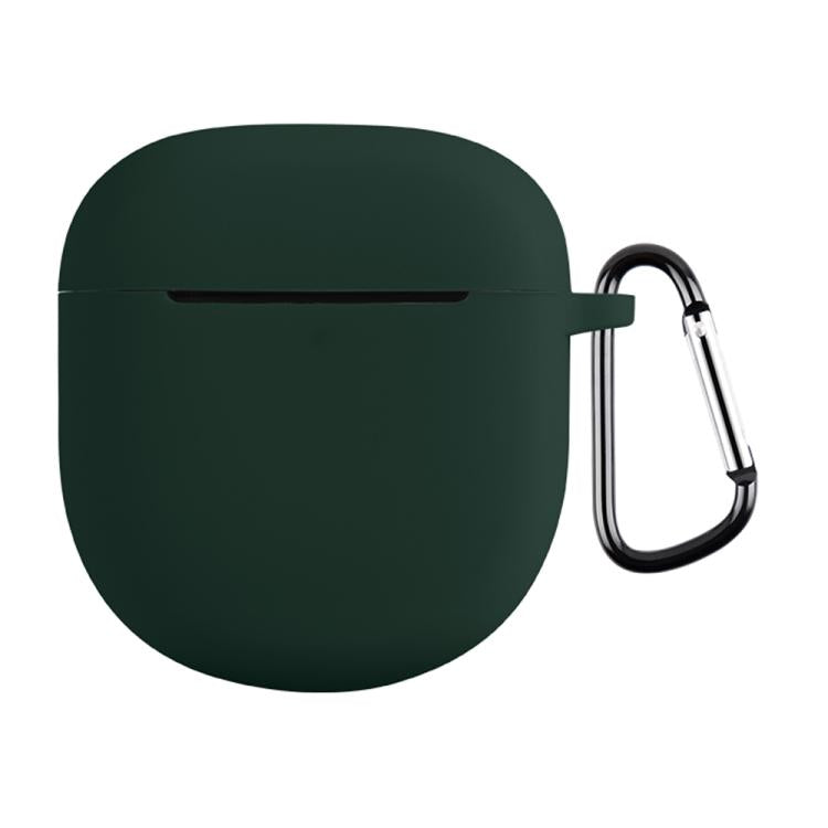For Bose QuietComfort Earbuds II Solid Color Silicone Earphone Protective Case with Hook