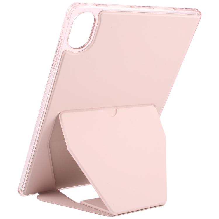 For Huawei MatePad Air 12 / 12 X 2024 Folding Magnetic Holder Acrylic Leather Back Tablet Case