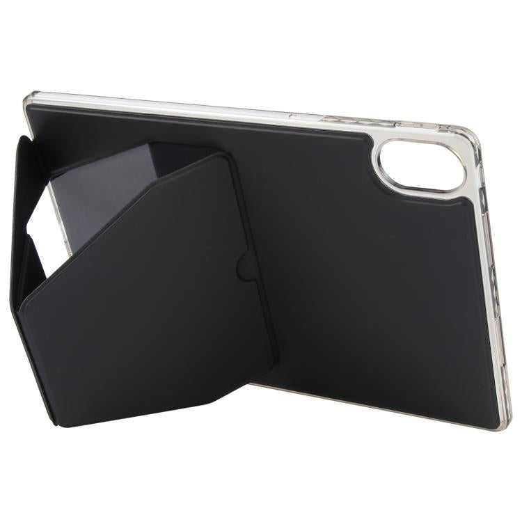 For Huawei MatePad Air 12 / 12 X 2024 Folding Magnetic Holder Acrylic Leather Back Tablet Case