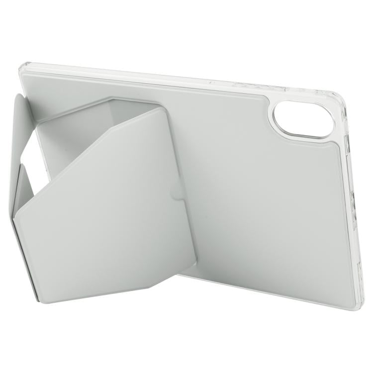 For Huawei MatePad Air 12 / 12 X 2024 Folding Magnetic Holder Acrylic Leather Back Tablet Case