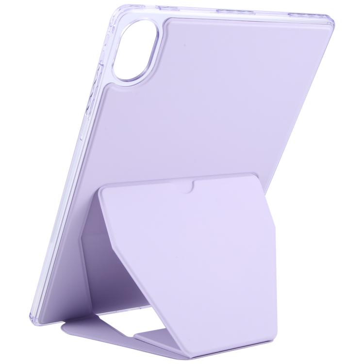 For Huawei MatePad Air 12 / 12 X 2024 Folding Magnetic Holder Acrylic Leather Back Tablet Case
