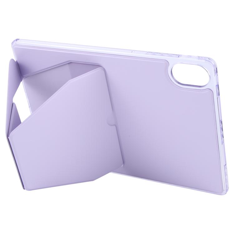 For Huawei MatePad Air 12 / 12 X 2024 Folding Magnetic Holder Acrylic Leather Back Tablet Case