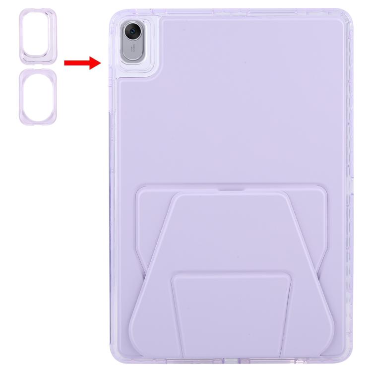 For Huawei MatePad / 11.5 S / Air 11.5 Folding Magnetic Holder Acrylic Leather Back Tablet Case