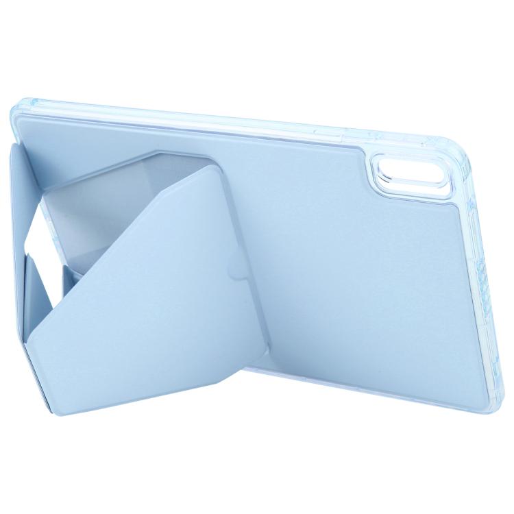 For Huawei MatePad 11 2021 / 2024 / 11 SE Folding Magnetic Holder Acrylic Leather Back Tablet Case