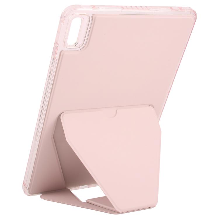 For Huawei MatePad 11 2021 / 2024 / 11 SE Folding Magnetic Holder Acrylic Leather Back Tablet Case