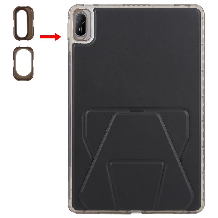 For Huawei MatePad 11 2021 / 2024 / 11 SE Folding Magnetic Holder Acrylic Leather Back Tablet Case