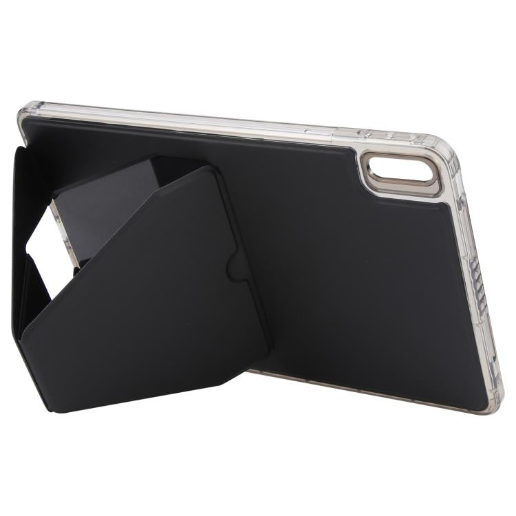 For Huawei MatePad 11 2021 / 2024 / 11 SE Folding Magnetic Holder Acrylic Leather Back Tablet Case