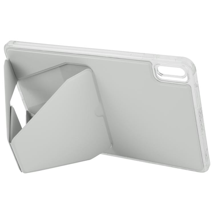 For Huawei MatePad 11 2021 / 2024 / 11 SE Folding Magnetic Holder Acrylic Leather Back Tablet Case
