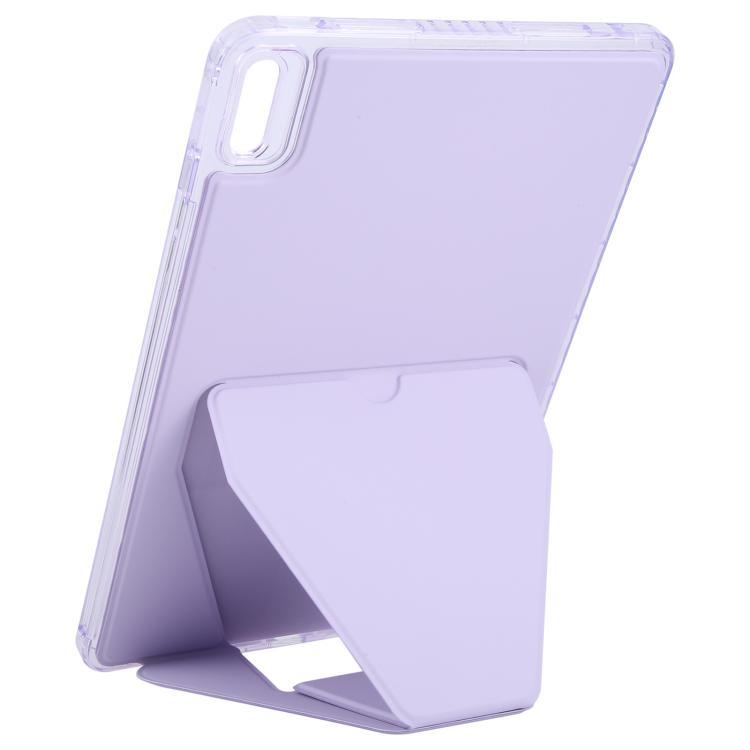 For Huawei MatePad 11 2021 / 2024 / 11 SE Folding Magnetic Holder Acrylic Leather Back Tablet Case