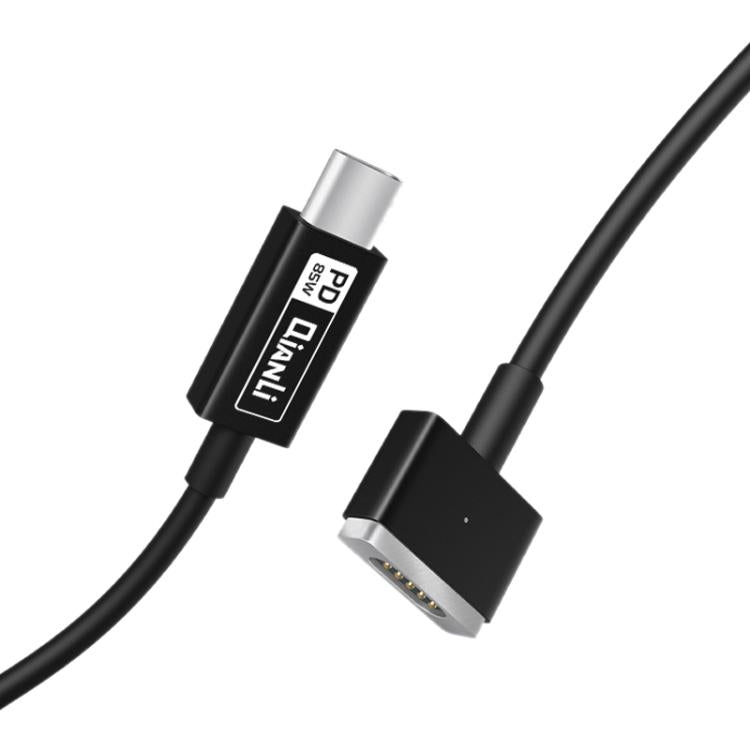 QianLi Adaptive Notebook Power Cable, Interface:T Head to Type-C