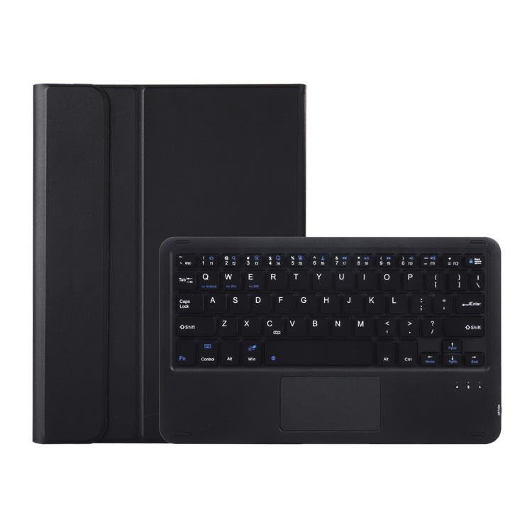 For OPPO Pad SE OP17-A Ultra-thin Detachable Bluetooth Keyboard Leather Tablet Case with Touchpad - Black