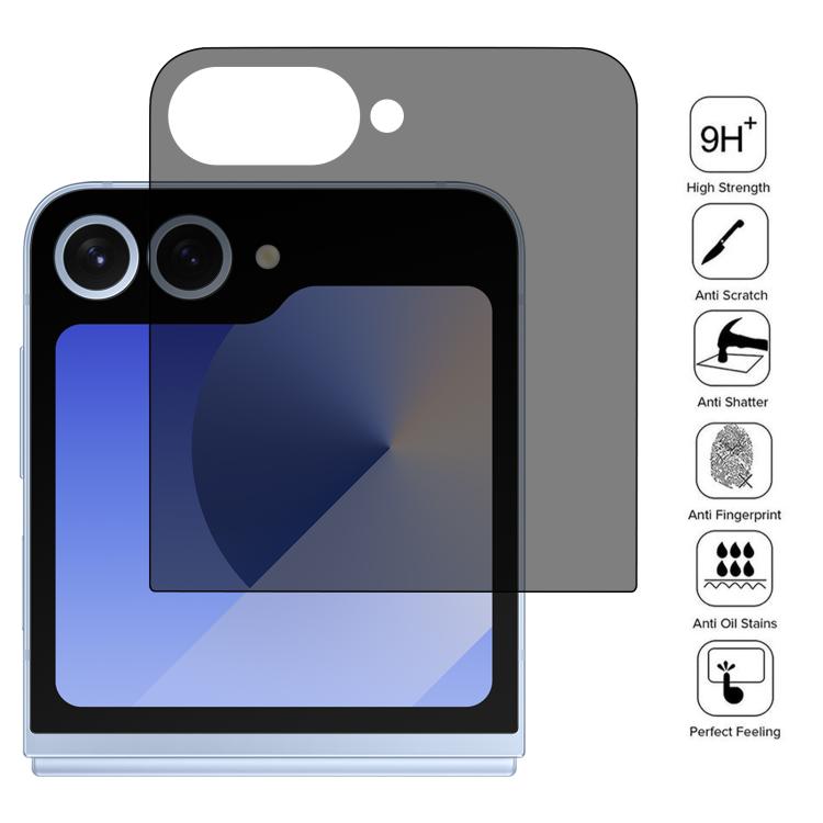 For Samsung Galaxy Z Flip7 5G Back Screen 28-degree Privacy Full Cover Screen Protector
