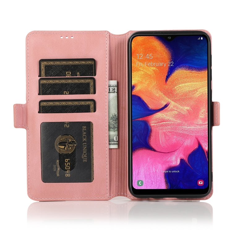 For Samsung Galaxy A10 Retro Magnetic Closing Clasp Horizontal Flip Leather Case with Holder & Card Slots & Photo Frame & Wallet