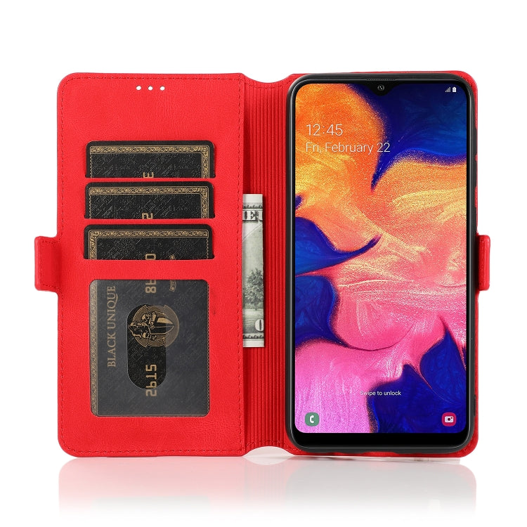 For Samsung Galaxy A10 Retro Magnetic Closing Clasp Horizontal Flip Leather Case with Holder & Card Slots & Photo Frame & Wallet