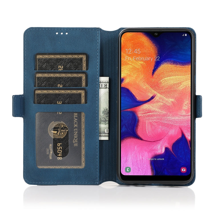 For Samsung Galaxy A10 Retro Magnetic Closing Clasp Horizontal Flip Leather Case with Holder & Card Slots & Photo Frame & Wallet