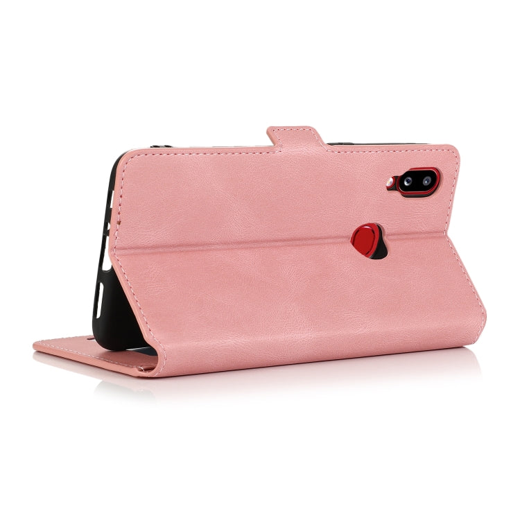 For Samsung Galaxy A10s Retro Magnetic Closing Clasp Horizontal Flip Leather Case with Holder & Card Slots & Photo Frame & Wallet
