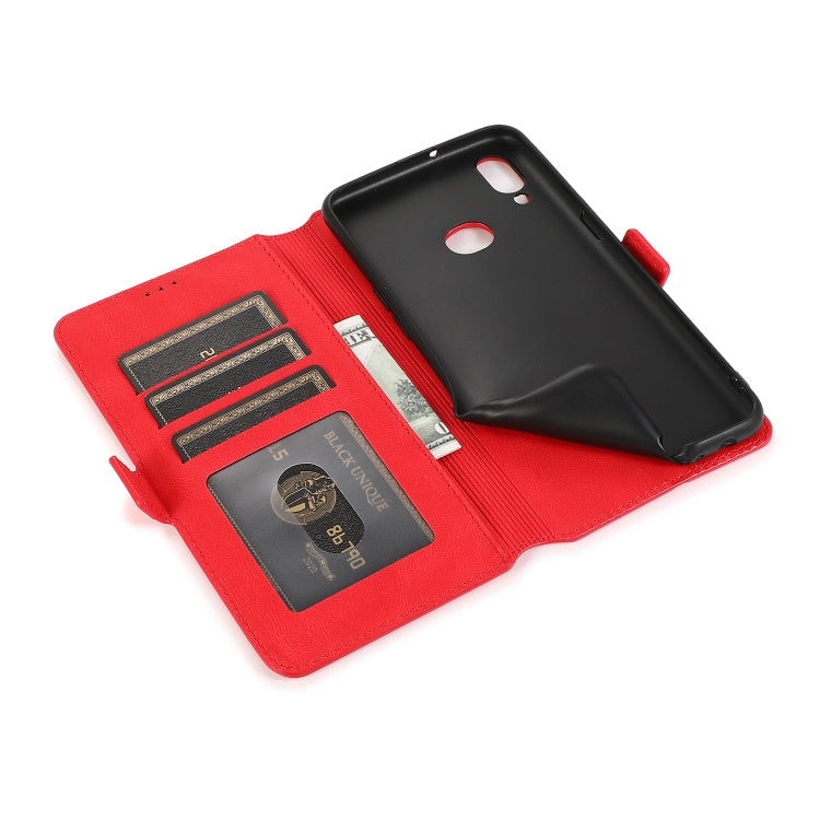 For Samsung Galaxy A10s Retro Magnetic Closing Clasp Horizontal Flip Leather Case with Holder & Card Slots & Photo Frame & Wallet