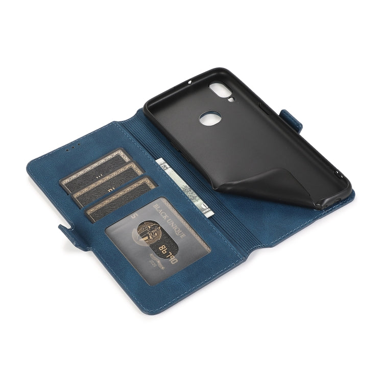 For Samsung Galaxy A10s Retro Magnetic Closing Clasp Horizontal Flip Leather Case with Holder & Card Slots & Photo Frame & Wallet