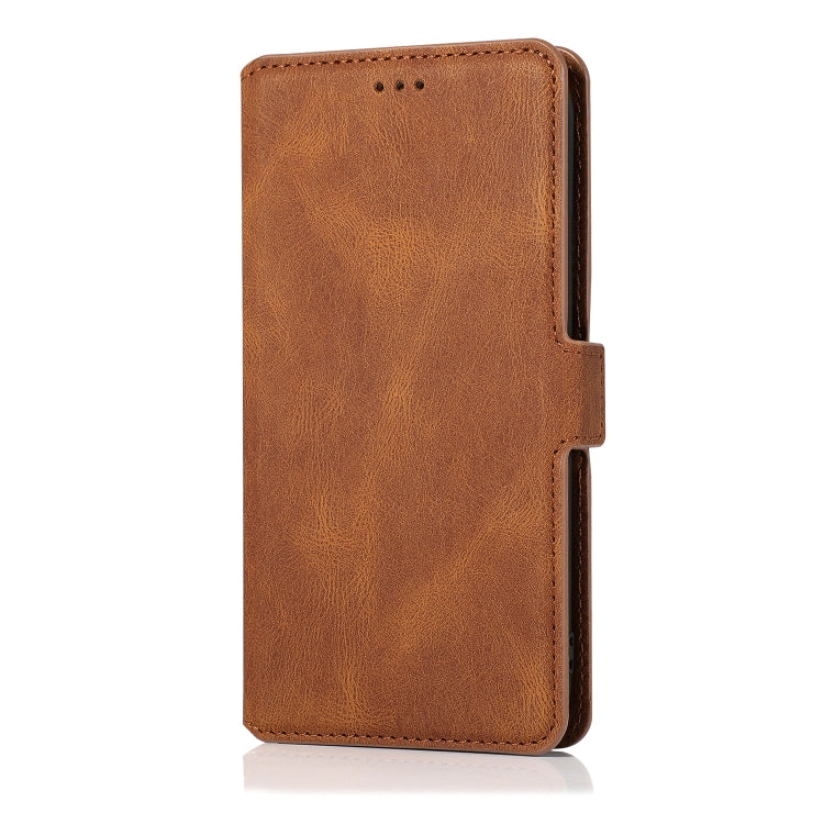 For Samsung Galaxy A10s Retro Magnetic Closing Clasp Horizontal Flip Leather Case with Holder & Card Slots & Photo Frame & Wallet