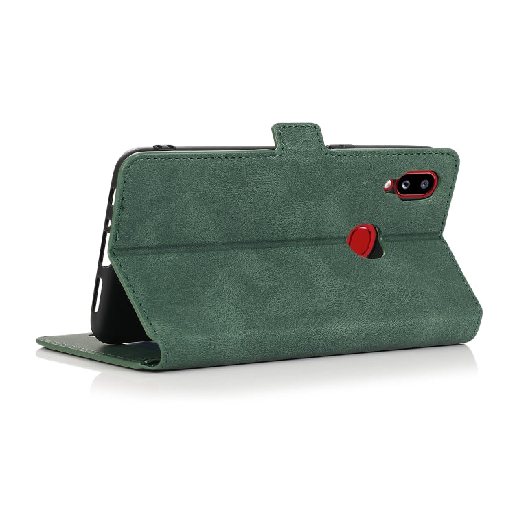 For Samsung Galaxy A10s Retro Magnetic Closing Clasp Horizontal Flip Leather Case with Holder & Card Slots & Photo Frame & Wallet