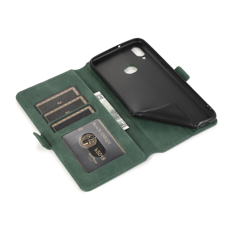 For Samsung Galaxy A10s Retro Magnetic Closing Clasp Horizontal Flip Leather Case with Holder & Card Slots & Photo Frame & Wallet