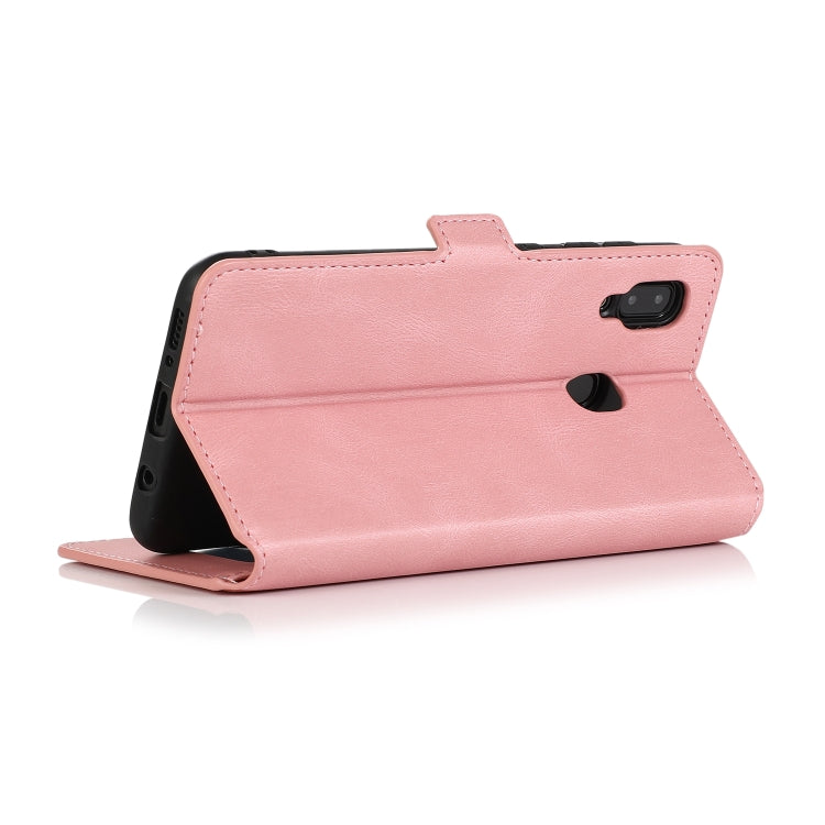 For Samsung Galaxy A20 & A30 Retro Magnetic Closing Clasp Horizontal Flip Leather Case with Holder & Card Slots & Photo Frame & Wallet