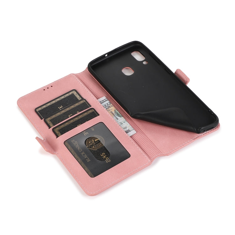 For Samsung Galaxy A20 & A30 Retro Magnetic Closing Clasp Horizontal Flip Leather Case with Holder & Card Slots & Photo Frame & Wallet