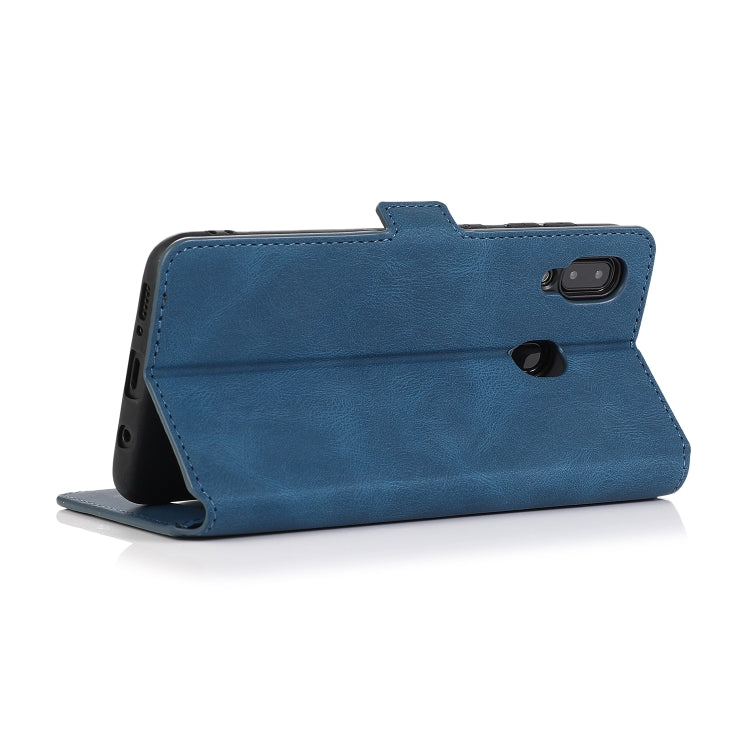 For Samsung Galaxy A20 & A30 Retro Magnetic Closing Clasp Horizontal Flip Leather Case with Holder & Card Slots & Photo Frame & Wallet