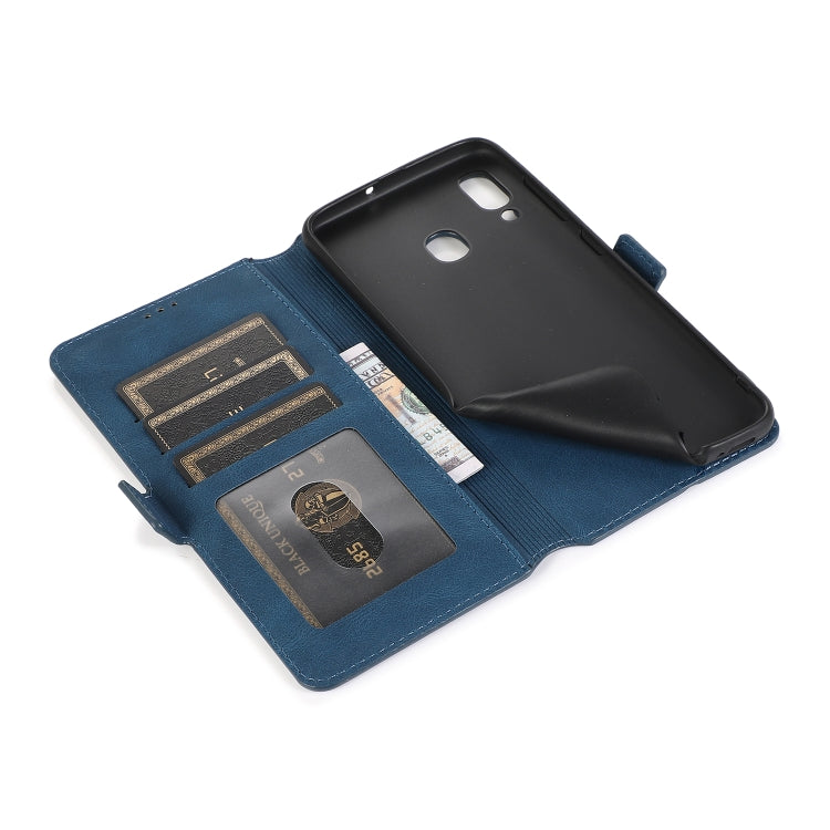 For Samsung Galaxy A20 & A30 Retro Magnetic Closing Clasp Horizontal Flip Leather Case with Holder & Card Slots & Photo Frame & Wallet