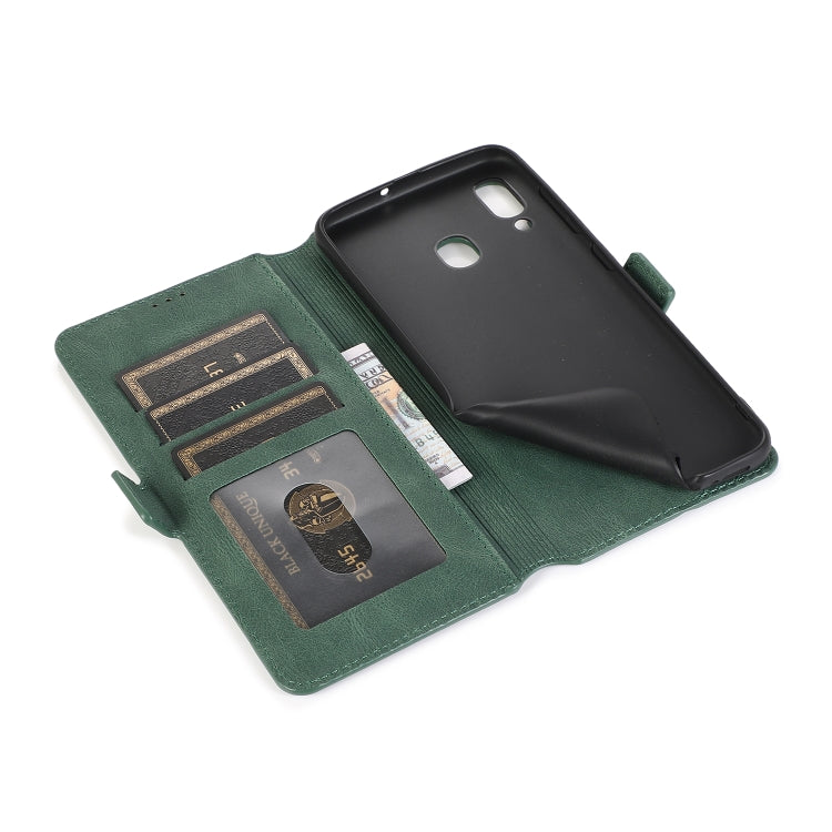 For Samsung Galaxy A20 & A30 Retro Magnetic Closing Clasp Horizontal Flip Leather Case with Holder & Card Slots & Photo Frame & Wallet