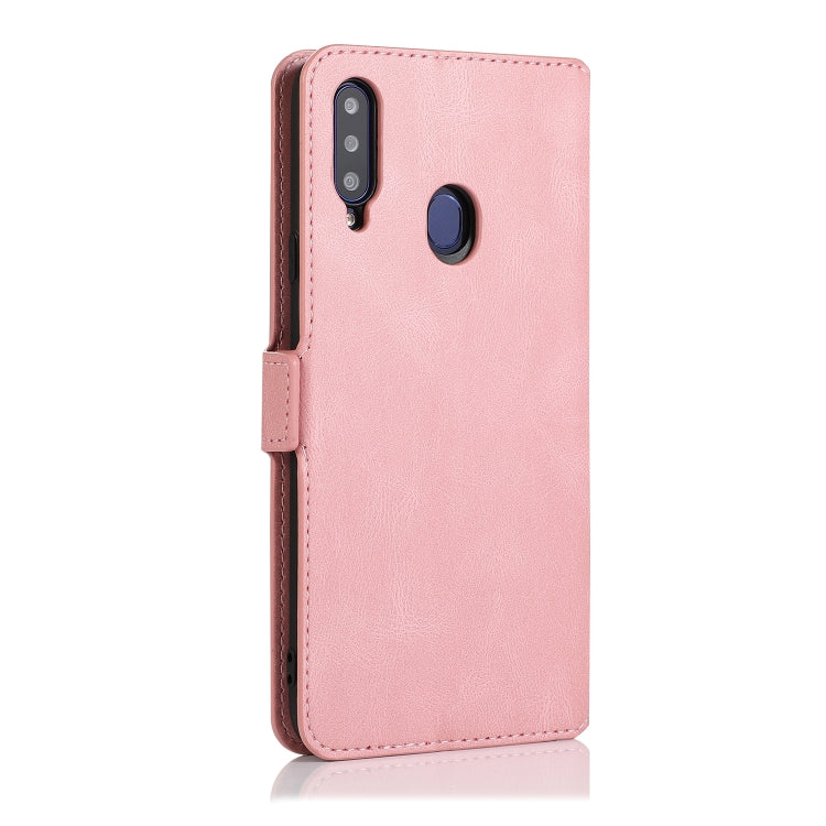 For Samsung Galaxy A20s Retro Magnetic Closing Clasp Horizontal Flip Leather Case with Holder & Card Slots & Photo Frame & Wallet
