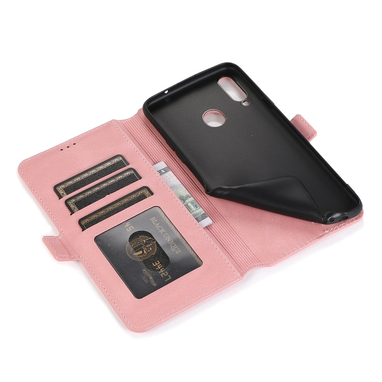 For Samsung Galaxy A20s Retro Magnetic Closing Clasp Horizontal Flip Leather Case with Holder & Card Slots & Photo Frame & Wallet