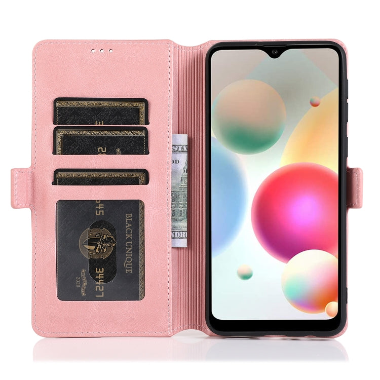 For Samsung Galaxy A21 Retro Magnetic Closing Clasp Horizontal Flip Leather Case with Holder & Card Slots & Photo Frame & Wallet