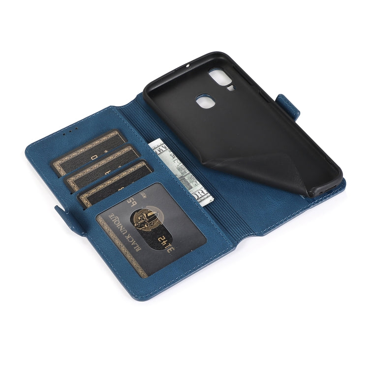 For Samsung Galaxy A40 Retro Magnetic Closing Clasp Horizontal Flip Leather Case with Holder & Card Slots & Photo Frame & Wallet