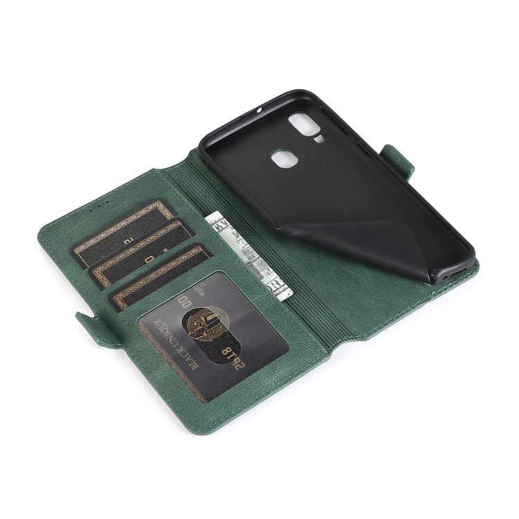 For Samsung Galaxy A40 Retro Magnetic Closing Clasp Horizontal Flip Leather Case with Holder & Card Slots & Photo Frame & Wallet