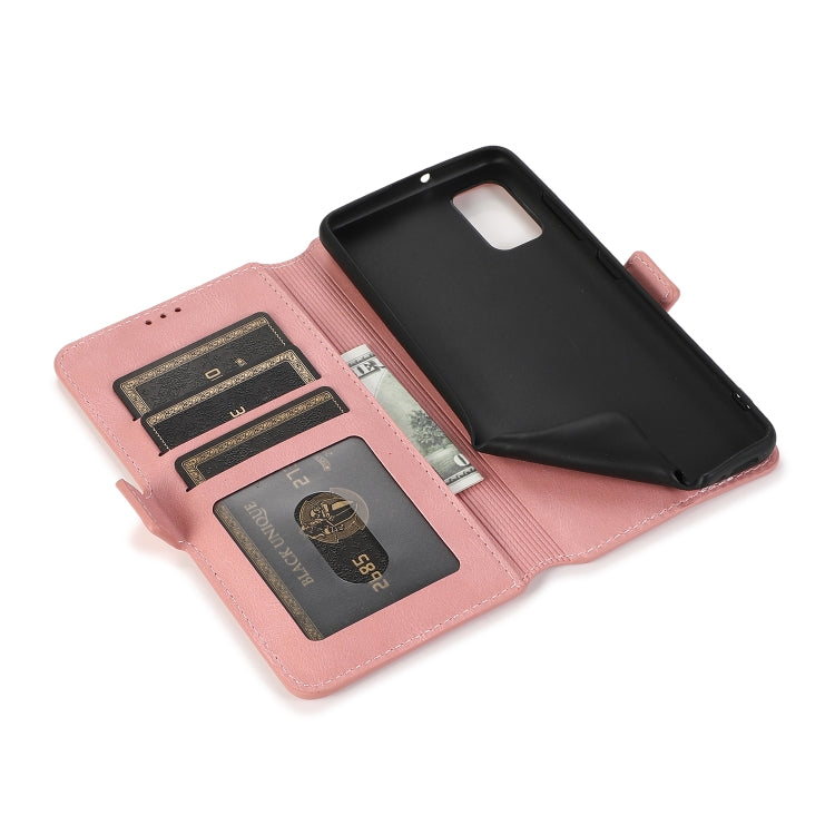 For Samsung Galaxy A41 Retro Magnetic Closing Clasp Horizontal Flip Leather Case with Holder & Card Slots & Photo Frame & Wallet